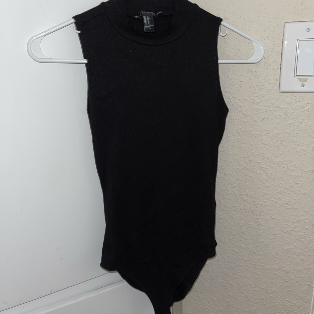 Mock Neck Sleeveless Bodysuit